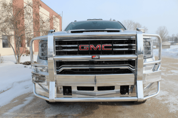 Ali Arc Aluminum GMC Sierra 2500 2020-2023 Front Bumper With Rake No Sensors GMR195-BumperStock