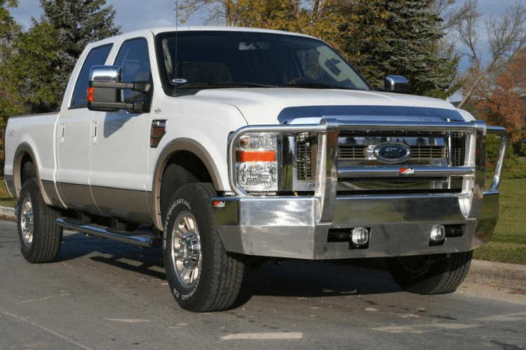 Ali Arc Sentinel Ford F450/F550 Superduty 2017-2022 Front Bumper FDH279C with Adaptive Cruise Control Cutout, No Light Cutouts-BumperStock