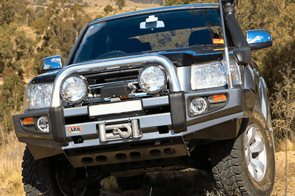 ARB 3913140 Toyota Land Cruiser 1998-2002 Sahara Bar Front Bumper 100 Series Winch Ready-BumperStock