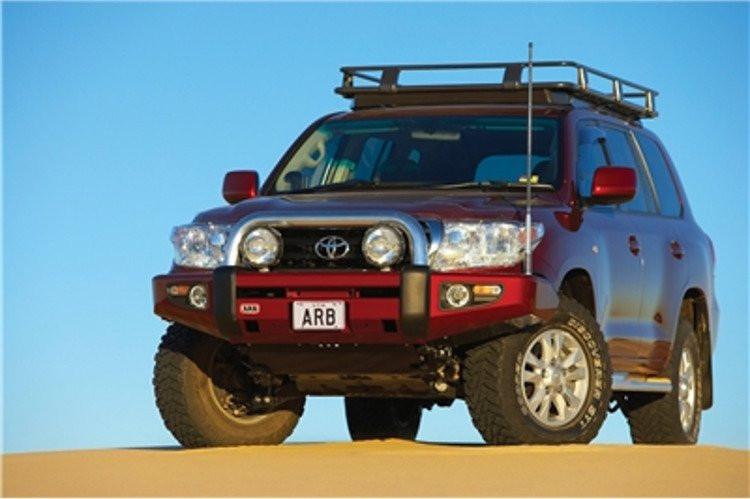 ARB 3915040 Toyota Land Cruiser 2007-2011 Sahara Bar Front Bumper 200 Series Winch Ready-BumperStock