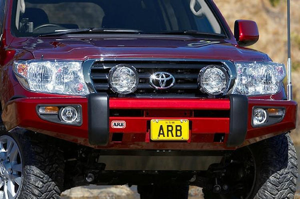 ARB 3915050 Toyota Land Cruiser 2007-2011 Sahara Bar Front Bumper 200 Series Winch Ready-BumperStock