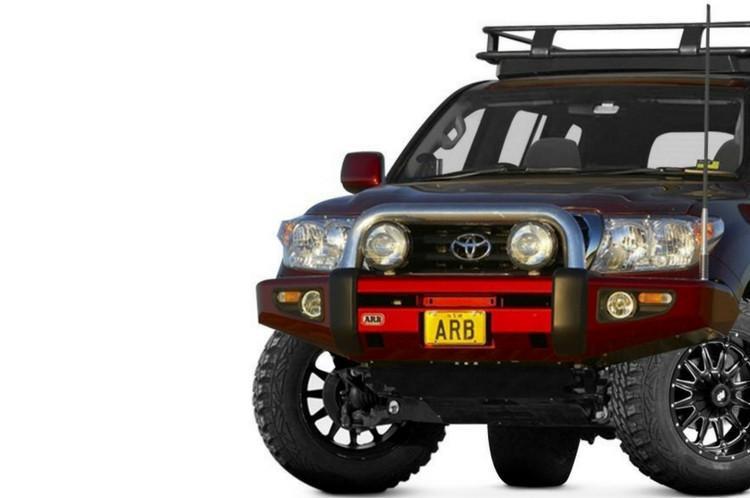 ARB 3915150 Toyota Land Cruiser 2012-2015 Sahara Bar Front Bumper 200 Winch Ready-BumperStock