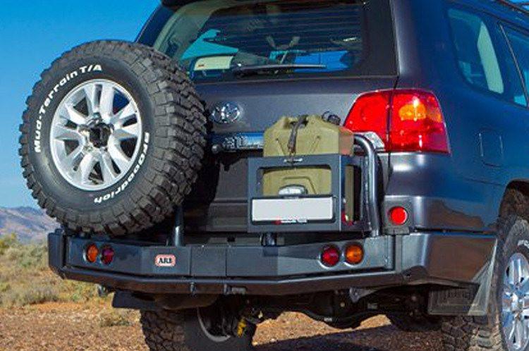 ARB 5611210 Toyota Land Cruiser 1990-1997 Modular Rear Bumper 80 Series Satin Black Powder Coat Finish-BumperStock