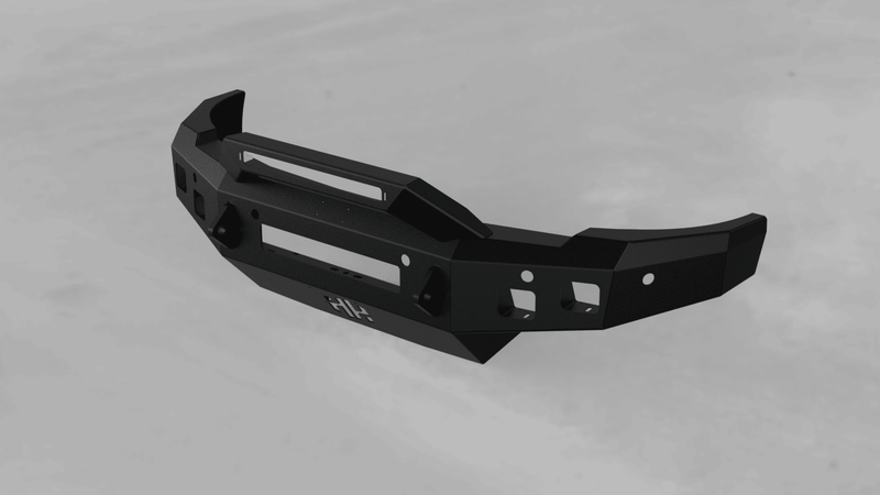 Hammerhead 600-56-0919 Ram 2500/3500/4500/5500 2010-2018 Front Non-Winch Bumper Formed Guard - BumperStock