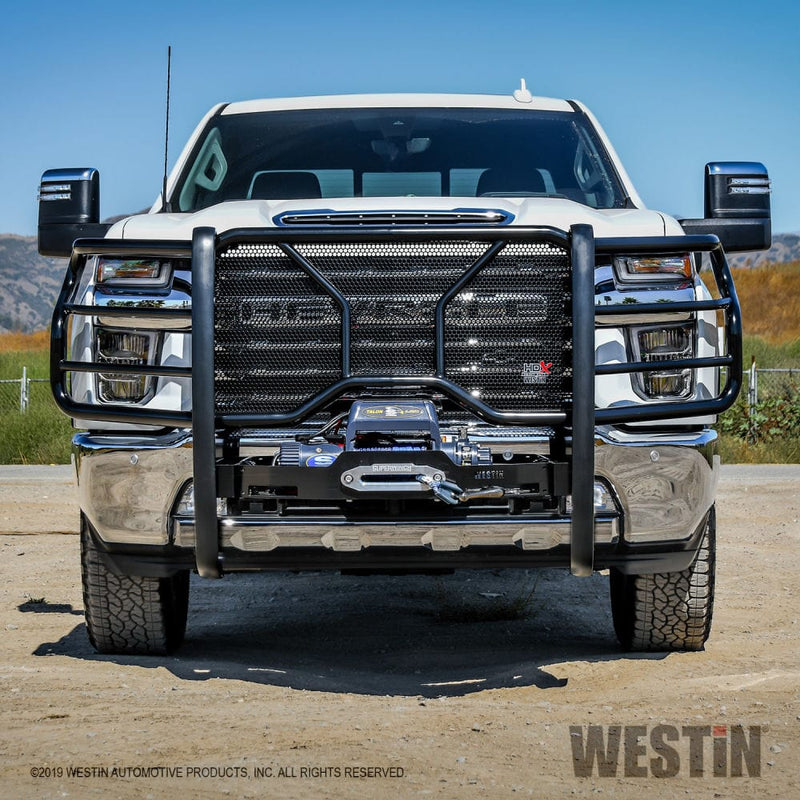 Westin 57-93995 2020-2023 Chevy Silverado 2500/3500 HD HDX Winch Mount Grille Guard - BumperStock