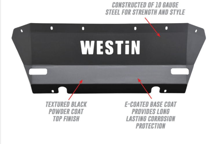 Westin 58-71155 Chevy Colorado 2015-2020 Outlaw/Pro-Mod Skid Plate-BumperStock