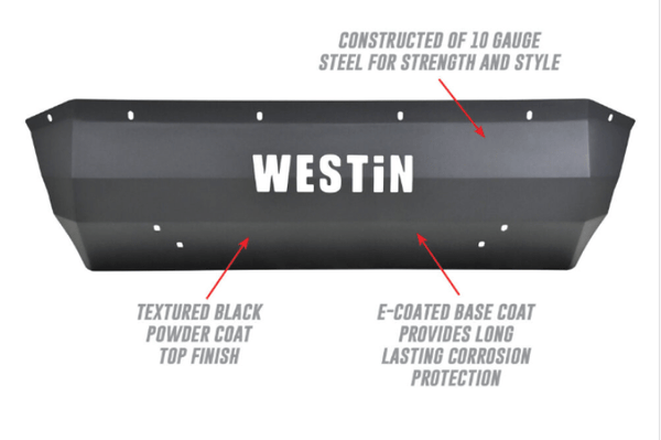 Westin 58-71175 Ford F250/F350 Superduty 2017-2022 Outlaw/Pro-Mod Skid Plate-BumperStock