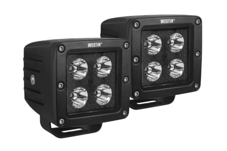 Westin HDX 09-12205B-PR HyperQ B-Force LED Auxiliary Lights-BumperStock