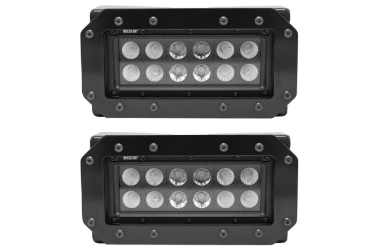 Westin HDX 57-0025 B-Force 6" LED Light Kit Flush Mount-BumperStock