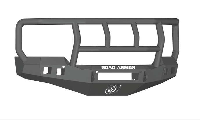 Road Armor 316R2B-NW 2016-2018 Chevy Silverado 1500 Stealth Front Non-Winch Bumper Titan II Guard-BumperStock