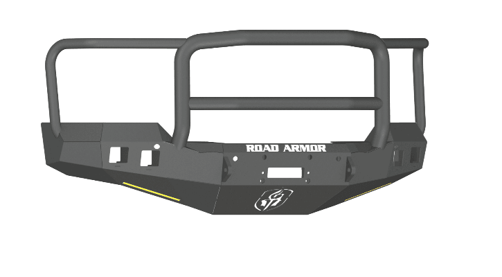 Road Armor 316R5B 2016-2018 Chevy Silverado 1500 Stealth Front Winch Bumper Lonestar Guard-BumperStock