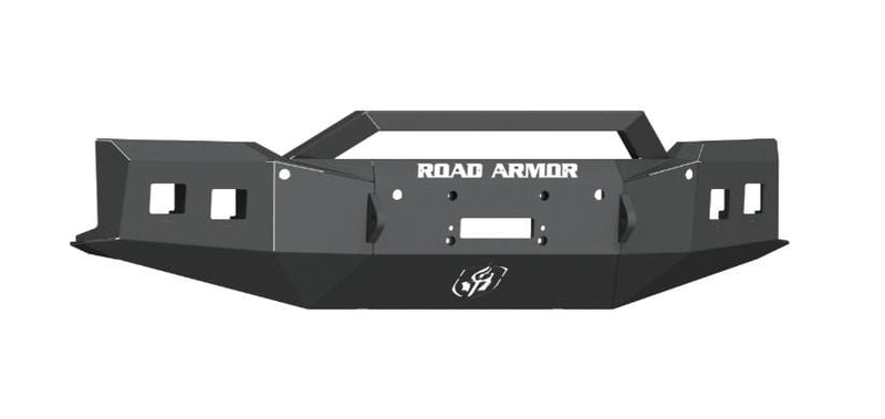 Road Armor 3191F3B 2019-2021 Chevy Silverado 1500 Stealth Front Winch Bumper Sheet Metal Pre-Runner Guard - BumperStock