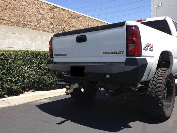 Road Armor 34200B 2003-2007 Chevy Silverado 2500/3500 Stealth Rear Winch Bumper-BumperStock