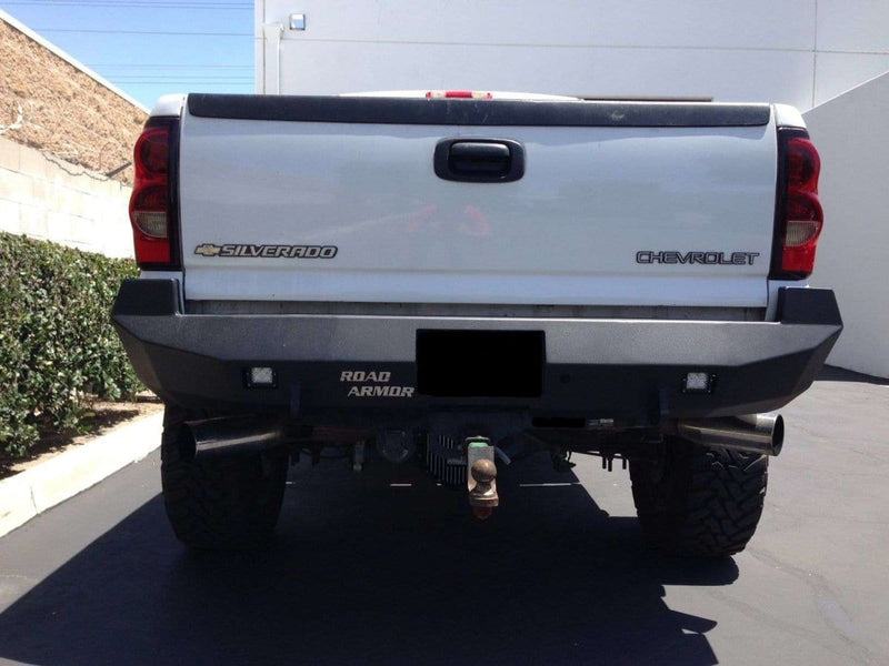 Road Armor 34200B 2003-2007 Chevy Silverado 2500/3500 Stealth Rear Winch Bumper-BumperStock