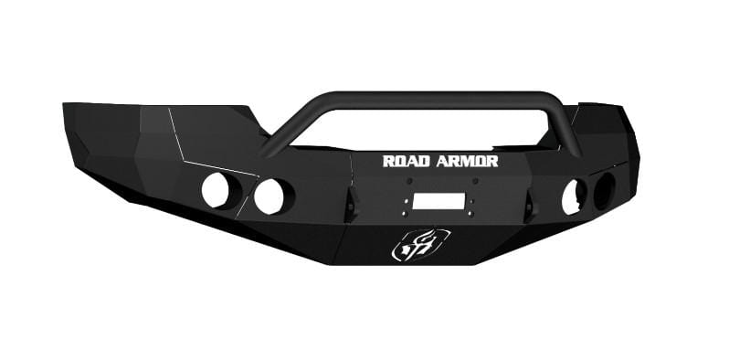 Road Armor 37404B 2008-2010 GMC Sierra 2500/3500 Stealth Front Winch Bumper Pre-Runner Guard-BumperStock