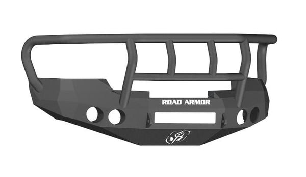 Road Armor 37702B-NW 2008-2013 Chevy Silverado 1500 Stealth Front Non-Winch Bumper Titan II Guard-BumperStock