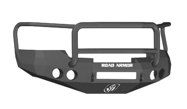 Road Armor 37705B-NW 2008-2013 Chevy Silverado 1500 Stealth Front Non-Winch Bumper Lonestar Guard-BumperStock