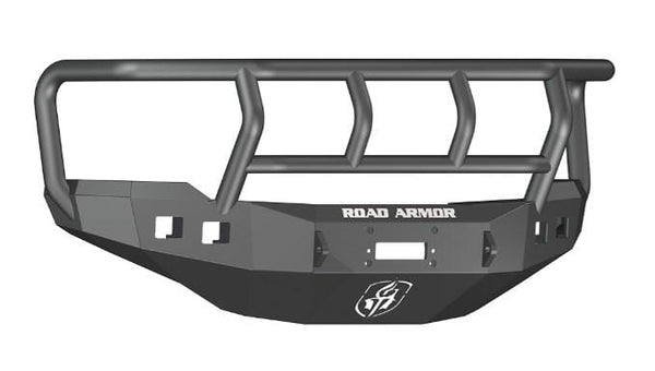 Road Armor 382R2B 2011-2014 Chevy Silverado 2500/3500 Stealth Front Winch Bumper Titan II Guard-BumperStock