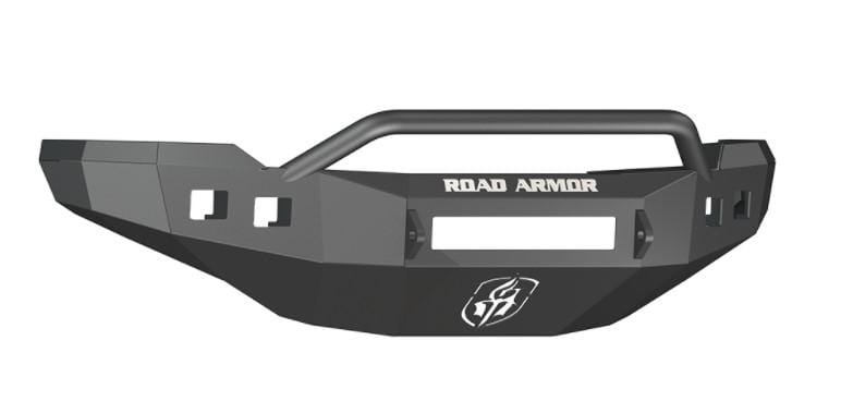 Road Armor 382R4B-NW 2011-2014 Chevy Silverado 2500/3500 Stealth Front Non-Winch Bumper Pre-Runner Guard-BumperStock