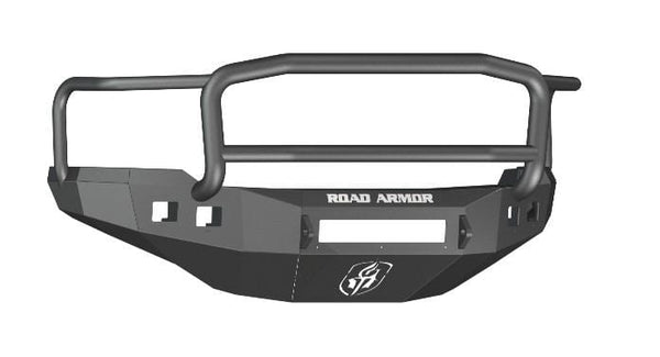 Road Armor 382R5B-NW 2011-2014 Chevy Silverado 2500/3500 Stealth Front Non-Winch Bumper Lonestar Guard-BumperStock