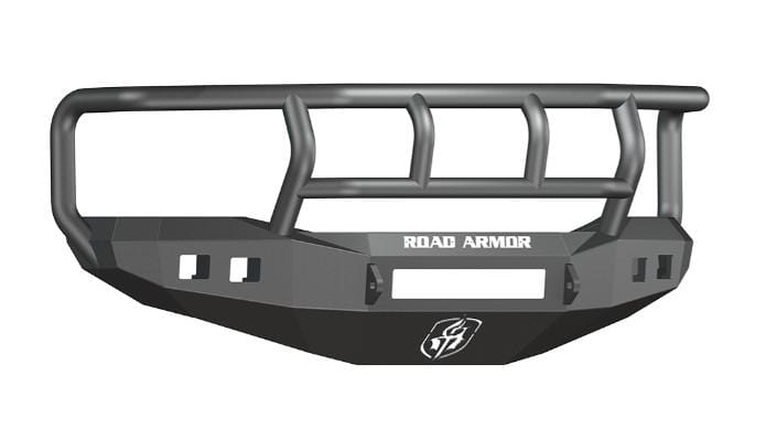 Road Armor 406R2B-NW 2006-2009 Dodge Ram 2500/3500/4500/5500 Stealth Front Non-Winch Bumper Titan II Guard-BumperStock