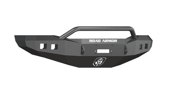 Road Armor 407R4B 2006-2008 Dodge Ram 1500 Stealth Front Winch Bumper Pre-Runner Guard-BumperStock