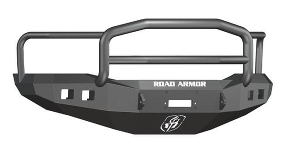 Road Armor 407R5B 2006-2008 Dodge Ram 1500 Stealth Front Winch Bumper Lonestar Guard-BumperStock