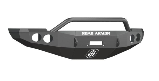 Road Armor 40804B 2010-2018 Dodge Ram 2500/3500/4500/5500 Stealth Front Winch Bumper Pre-Runner Guard-BumperStock