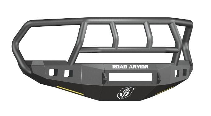 Road Armor 408R2B-NW 2010-2018 Dodge Ram 2500/3500/4500/5500 Stealth Front Non-Winch Bumper Titan II Guard-BumperStock