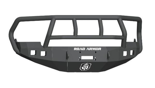 Road Armor 4091F2B 2009-2012 Dodge Ram 1500 Stealth Front Winch Bumper Titan II Guard - BumperStock