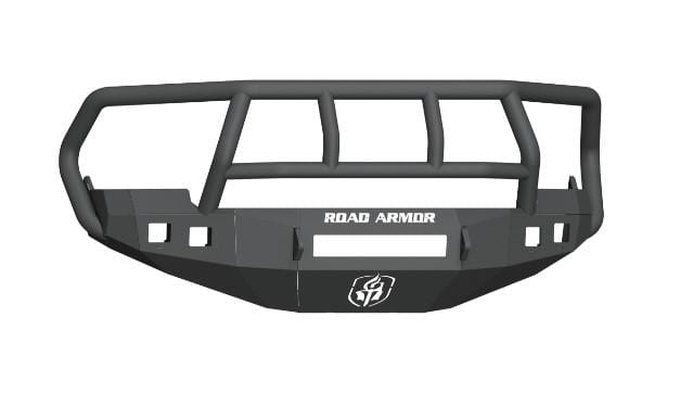 Road Armor 4091F2B-NW 2009-2012 Dodge Ram 1500 Stealth Front Non-Winch Bumper Titan II Guard - BumperStock