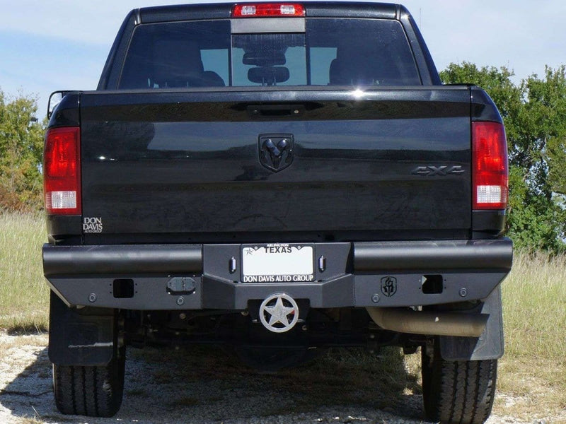 Road Armor 410VR0B 2010-2018 Dodge Ram 2500/3500 Vaquero Non-Winch Rear Bumper - BumperStock