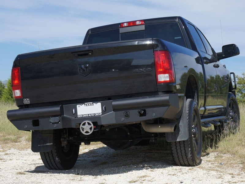 Road Armor 410VR0B 2010-2018 Dodge Ram 2500/3500 Vaquero Non-Winch Rear Bumper - BumperStock