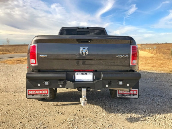 Road Armor 410VR0B 2010-2018 Dodge Ram 2500/3500 Vaquero Non-Winch Rear Bumper - BumperStock