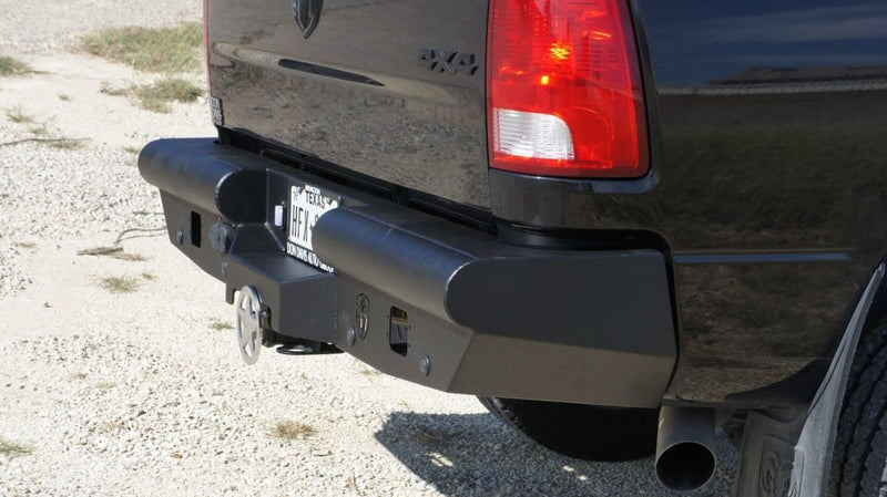 Road Armor 410VR0B 2010-2018 Dodge Ram 2500/3500 Vaquero Non-Winch Rear Bumper - BumperStock