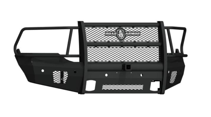 Road Armor 4131VF26B 2013-2018 Dodge Ram 1500 Vaquero Front Non-Winch Bumper Full Guard - BumperStock