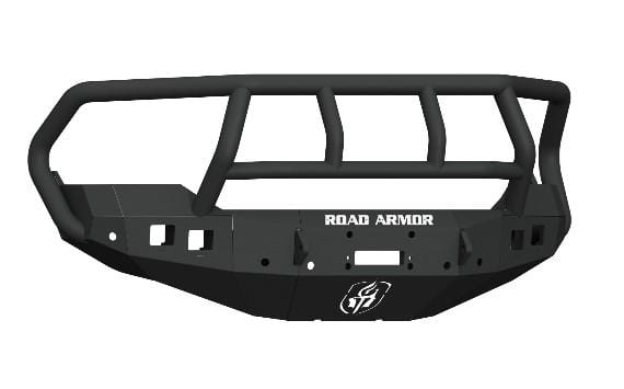 Road Armor 413F2B 2013-2018 Dodge Ram 1500 Stealth Front Winch Bumper Titan II Guard-BumperStock