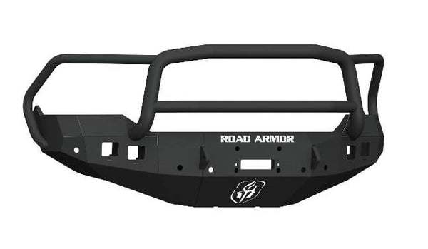 Road Armor 413F5B 2013-2018 Dodge Ram 1500 Stealth Front Winch Bumper Lonestar Guard - BumperStock