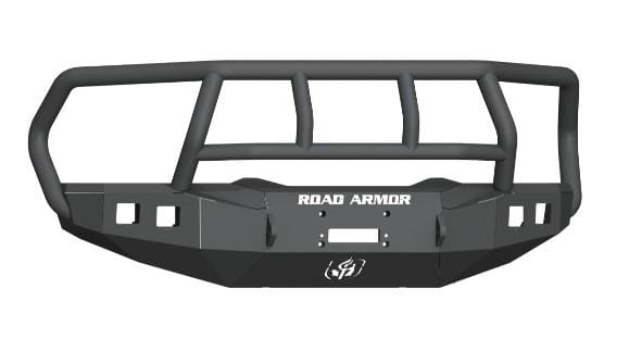 Road Armor 4151F2B 2015-2018 Ram Rebel 1500 Stealth Front Winch Bumper Titan II Guard - BumperStock