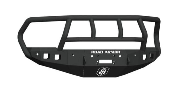 Road Armor 4162F2B 2016-2018 Dodge Ram 2500/3500 Stealth Front Winch Bumper Titan II Guard - BumperStock