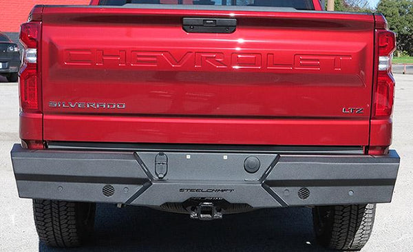 Steelcraft 65-20490 2019-2023 Chevy Silverado 1500 HD Elevation Rear Bumper - BumperStock