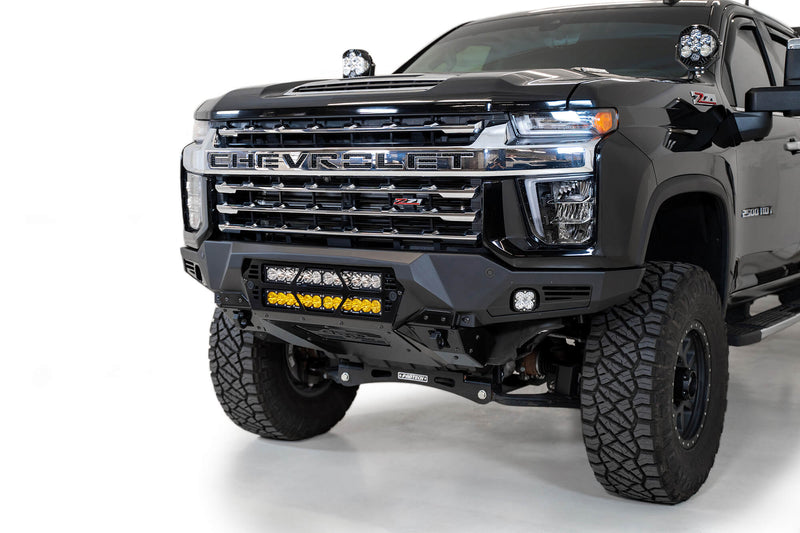 ADD F270012140103 2020-2022 Chevy Silverado 2500/3500 Bomber Front Bumper (20 Inch Lights) - BumperStock