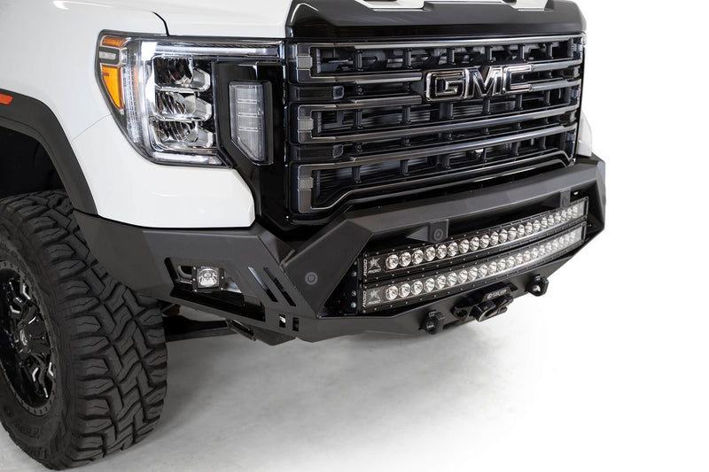 ADD F460053500103 2020-2022 GMC Sierra 2500/3500 Bomber HD Front Bumper - BumperStock