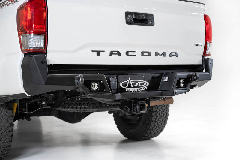 ADD R681241280103 2016-2022 Toyota Tacoma Stealth Fighter Rear Bumper - BumperStock