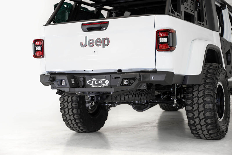 ADD R971241280103 2020-2022 Jeep Gladiator JT Stealth Fighter Rear Bumper - BumperStock