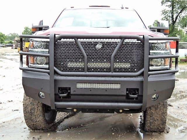 Steelcraft AL60-10440 2015-2019 Chevy Silverado 2500/3500 HD Elevation Aluminum Front Bumper - BumperStock