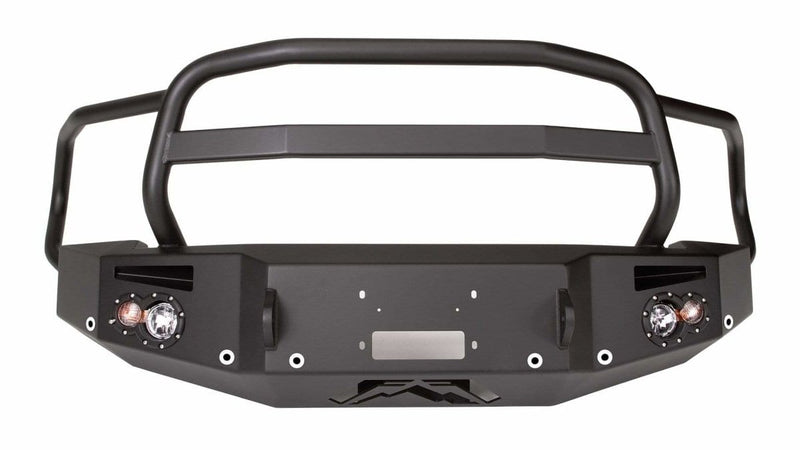 Fab Fours DR13-F2950-1 Dodge Ram 1500 2013-2018 Premium Front Bumper Winch Ready Full Guard Sensor-BumperStock