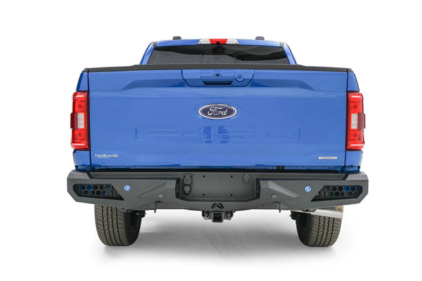 Fab Fours FF21-E5051-1 Ford F150 2021 Vengeance Rear Bumper - BumperStock