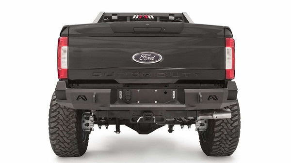 Fab Fours FS17-W4150-1 Ford F250/F350 Superduty 2017-2021 Premium Rear Bumper Non-Sensor-BumperStock