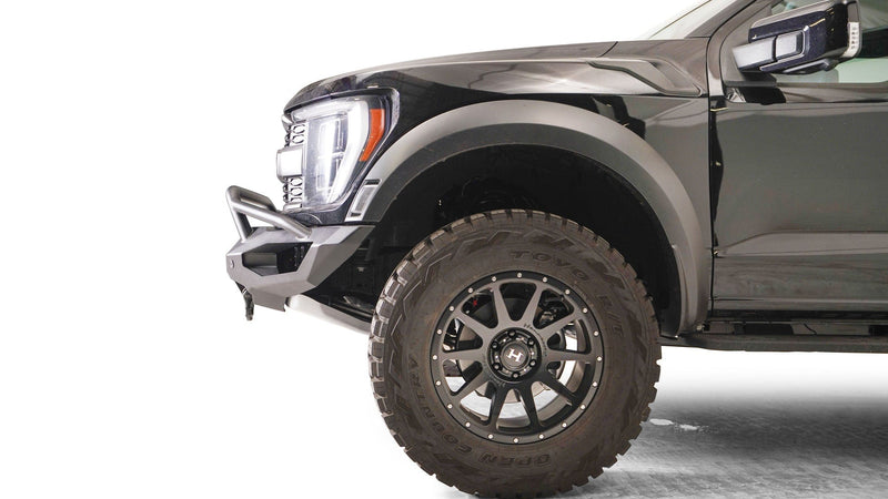 Fab Fours FR21-X5352-1 Ford Raptor 2021-2022 Matrix Front Winch Bumper Pre-Runner Guard - BumperStock